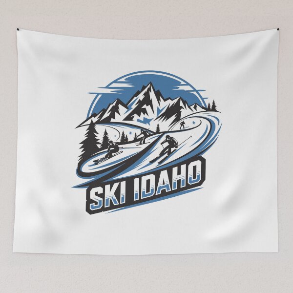 Item preview, Idaho Ski  Adventure - Schweitzer Mountain Skiing & Snowboarding Design designed and sold by Colorful-Garden.