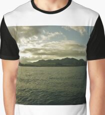 Shoreline in Green Graphic T-Shirt