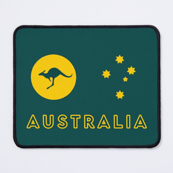 Item preview, Australia Kangaroo Sun Flag art 2024 with title Australia.  designed and sold by Kangaroo Sun.