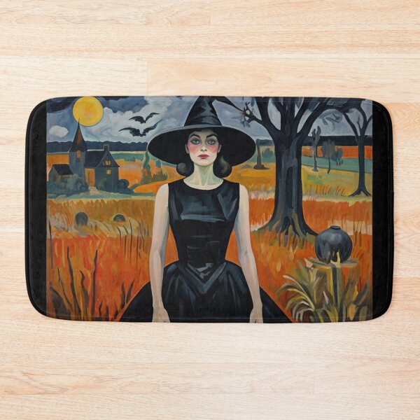 Item preview,  Cool Halloween Witch painting artwork designed and sold by Vintage Designs +.