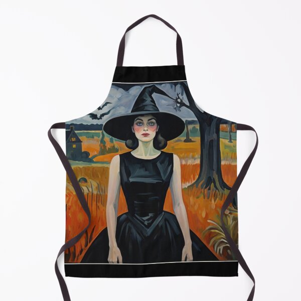 Item preview,  Cool Halloween Witch painting artwork designed and sold by Vintage Designs +.