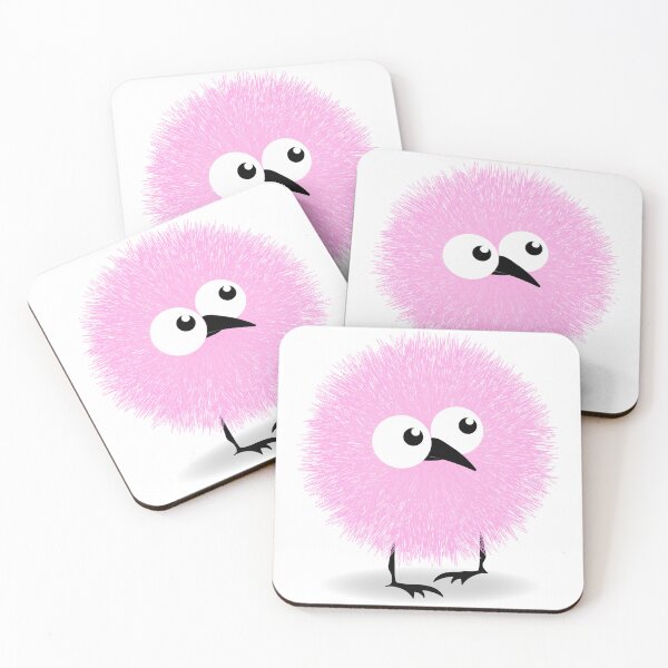 Item preview, Cute baby bird Piu pink designed and sold by ZorianArt.