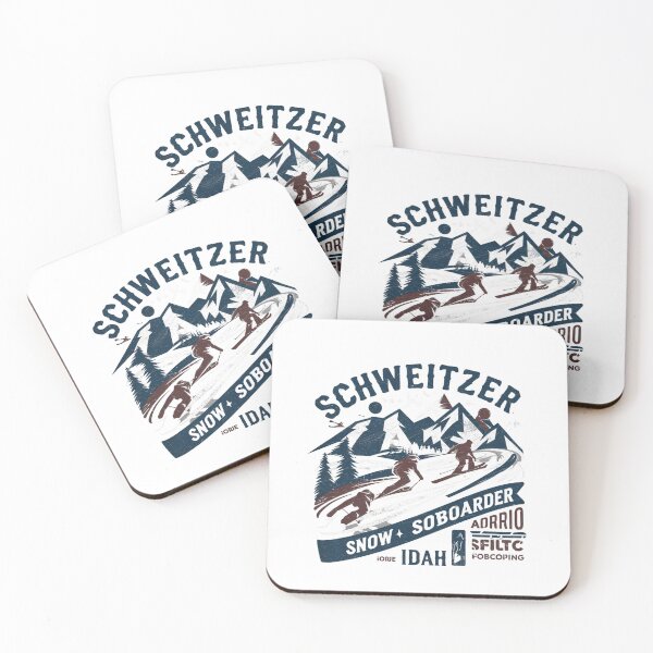 Item preview, Idaho Ski  Adventure - Schweitzer Mountain Skiing & Snowboarding Design designed and sold by Colorful-Garden.