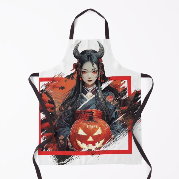 Item preview, Beautiful Japanese-style demons on Halloween designed and sold by Aekkaporn.
