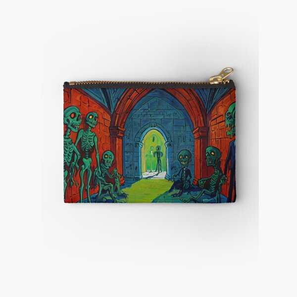 Item preview, Tomb of the Ghouls cool halloween art after Raoul Dufy designed and sold by Vintage Designs +.