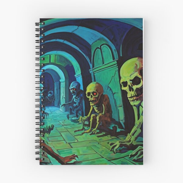 Item preview, Tomb of the Ghouls cool halloween art after Raoul Dufy designed and sold by Vintage Designs +.