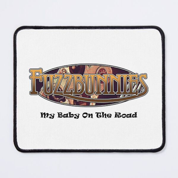 Item preview, Fuzzbunnies - My Baby On The Road oval logo designed and sold by Fuzzbunnies merchandise.