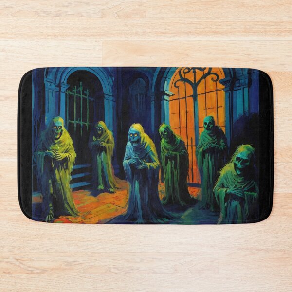 Item preview, Tomb of the undead Ghouls cool halloween art after Raoul Dufy designed and sold by Vintage Designs +.
