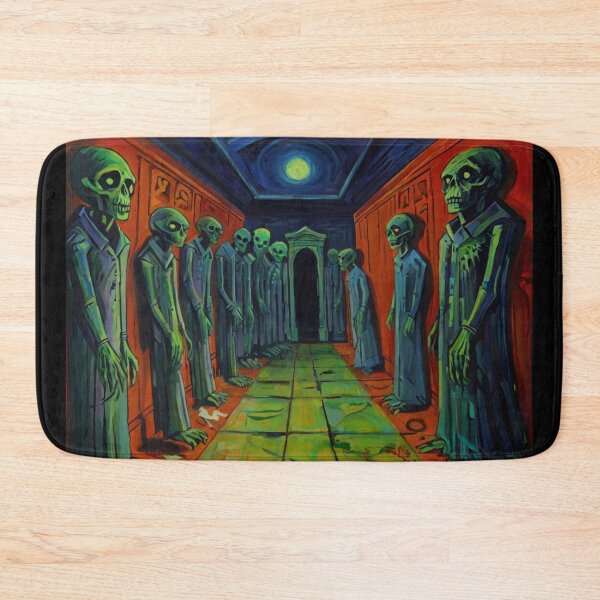 Item preview, Tomb of the undead Ghouls cool halloween art after Raoul Dufy designed and sold by Vintage Designs +.