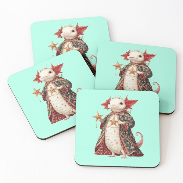 Item preview, funny axolotl, celebrating Christmas, funny Christmas design designed and sold by Mauswohn.