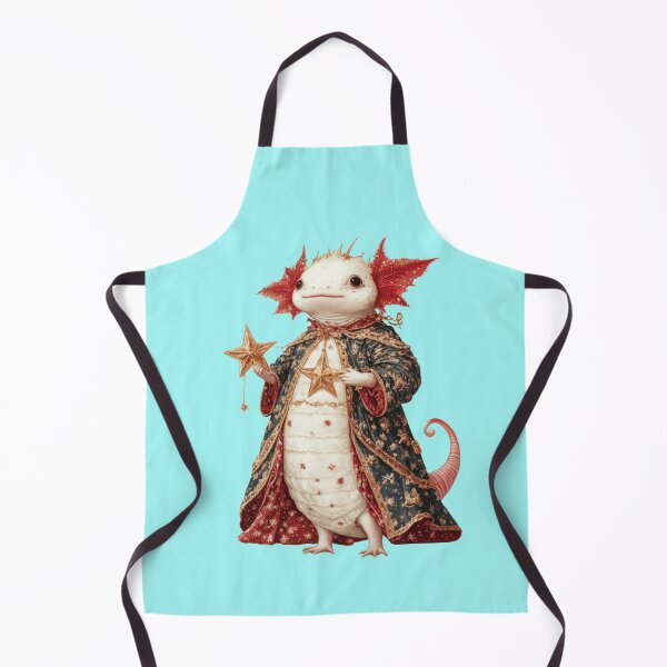 Item preview, funny axolotl, celebrating Christmas, funny Christmas design designed and sold by Mauswohn.
