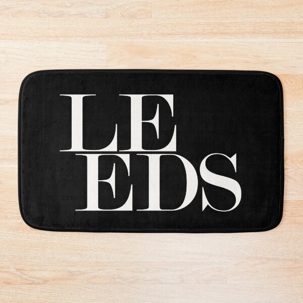 Item preview, Leeds England UK Typography Minimalist City Travel Art designed and sold by kakarikihill.