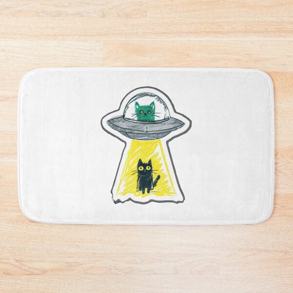 Item preview, UFO abducting cat designed and sold by RamsesLw.