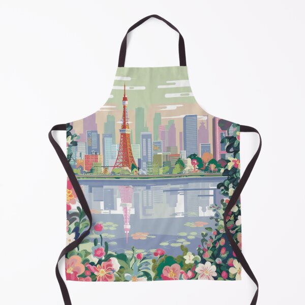 Artikelvorschau, Tokio Reiseposter - Tokio in Blüte entworfen und verkauft von Digital Japan.