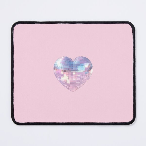 Item preview, mirror ball heart designed and sold by KUDIMOJISE.