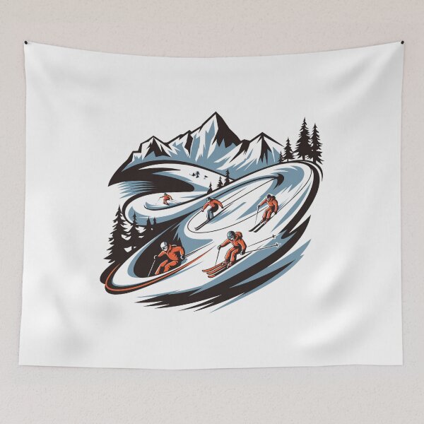 Item preview, Idaho Ski Adventure - Schweitzer Mountain Skiing & Snowboarding Design designed and sold by Colorful-Garden.