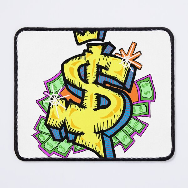 Item preview, Dollar Cash Cent Crown Graffiti designed and sold by LowEndGraphics.