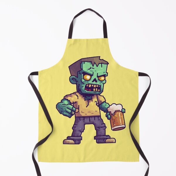 Artikelvorschau, Pixel Zombie mit Bier entworfen und verkauft von Anwit.