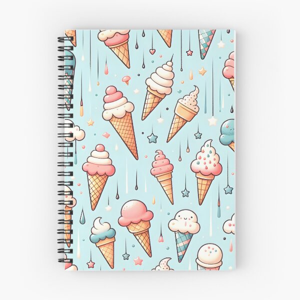 Item preview, Whimsical Retro Ice-Cream Pattern designed and sold by clipify.