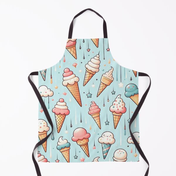 Item preview, Whimsical Retro Ice-Cream Pattern designed and sold by clipify.