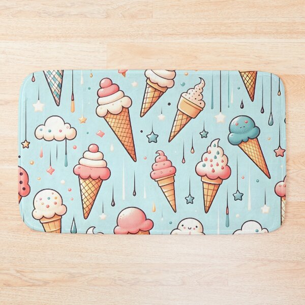 Item preview, Whimsical Retro Ice-Cream Pattern designed and sold by clipify.