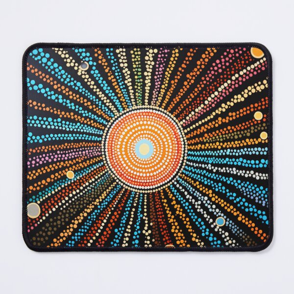 Item preview, Aboriginal Inspired Dot Art - Sunlight designed and sold by GrinGalore.