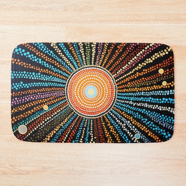 Item preview, Aboriginal Inspired Dot Art - Sunlight designed and sold by GrinGalore.