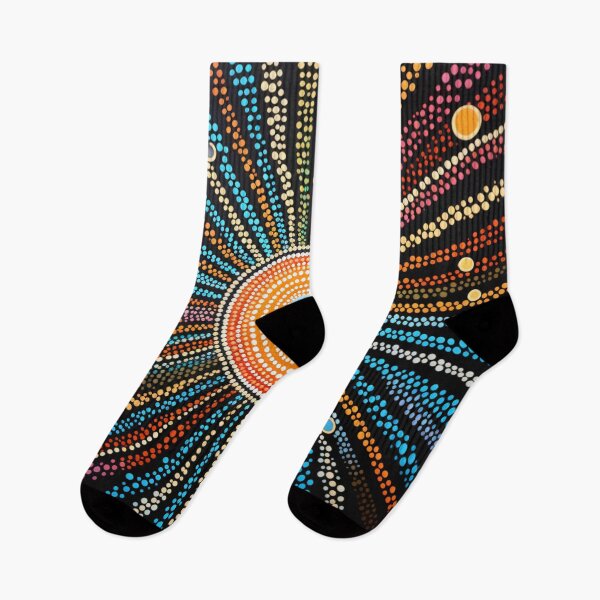 Item preview, Aboriginal Inspired Dot Art - Sunlight designed and sold by GrinGalore.