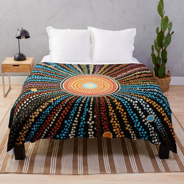 Item preview, Aboriginal Inspired Dot Art - Sunlight designed and sold by GrinGalore.