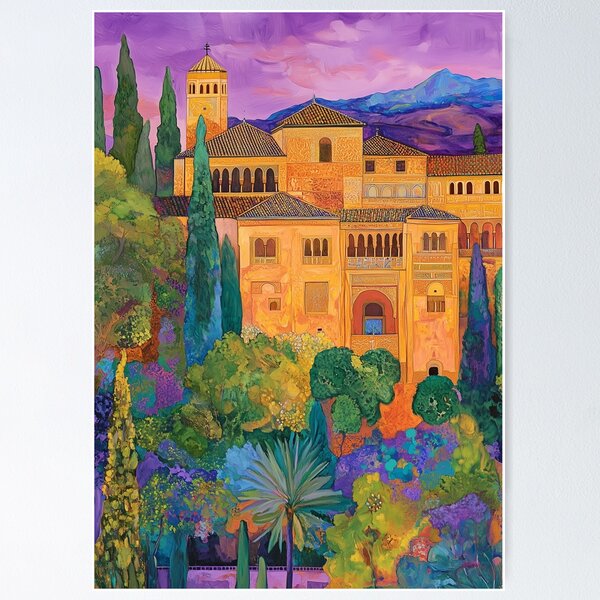 Item preview, The Klimt Inspired Alhambra designed and sold by JoyOnYourWall.