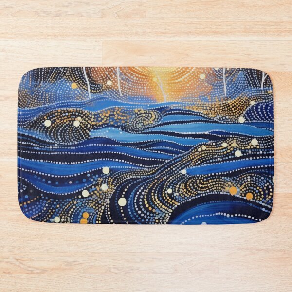 Item preview, Aboriginal Inspired Dot Art - Wintery designed and sold by GrinGalore.
