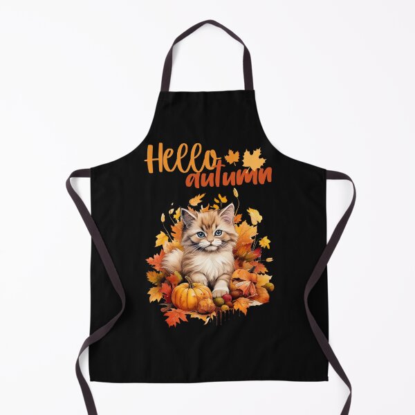 Item preview, Cat Leaf Fall Hello Autumn.Autumn. designed and sold by JAGA-ALIME.