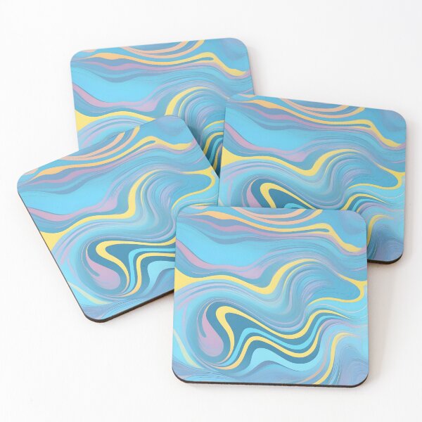Item preview, Liquid Swirl Retro Abstract Pattern Vintage 70s Style Art Swirls 3 of 4 designed and sold by Beachy.