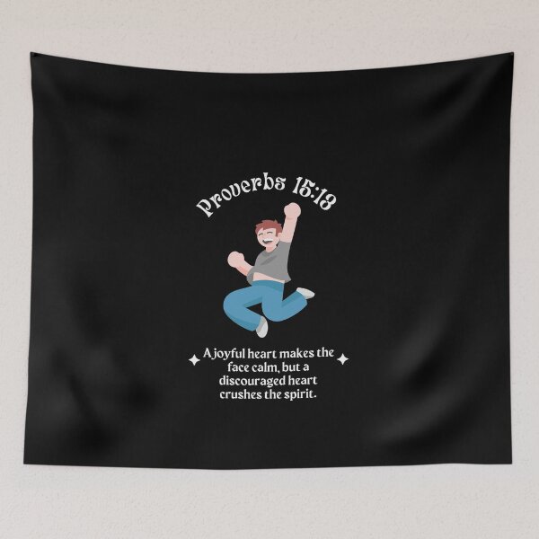 Item preview, Proverbs 15:13_Bible Quote designed and sold by QuotifBible.