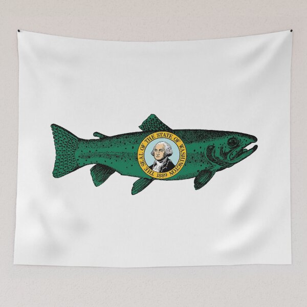 Item preview, Fish Washington State Trout designed and sold by Esskay Designs.