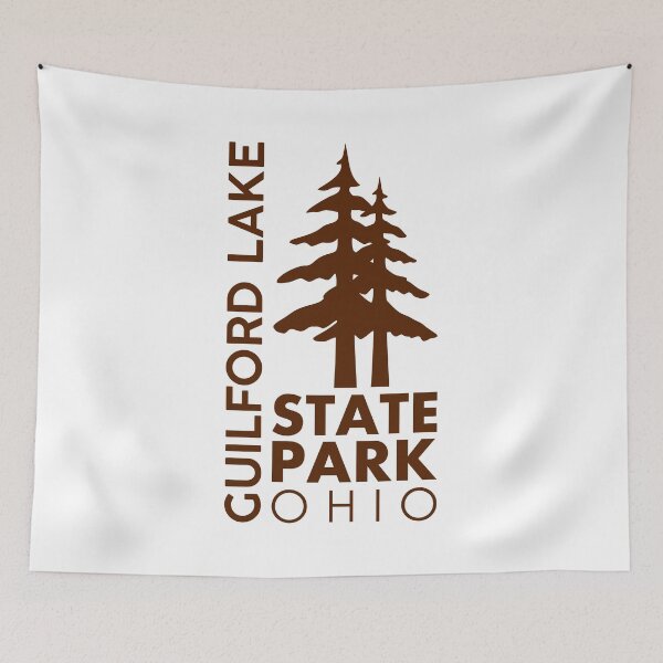 Item preview, Guilford Lake State Park Ohio Pines designed and sold by bivenart.