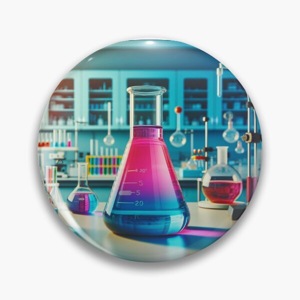 Item preview, A colorful lab Erlenmeyer flask designed and sold by Osher-BioArt.