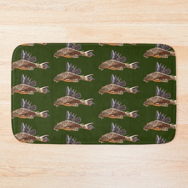 Item preview, S is for Suckermouth Catfish ,Suckermouth Catfish – Freshwater Algae-Eating Fish Illustration designed and sold by PrettylittlepastelUk.