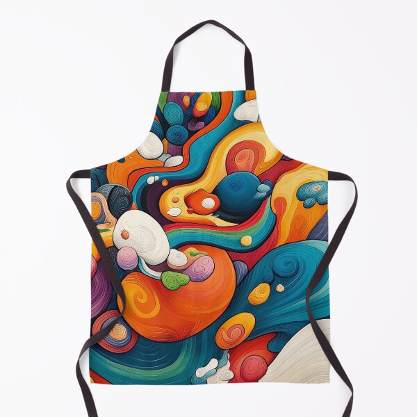 Item preview, Colorful 70s psychedelic pattern designed and sold by Milega.