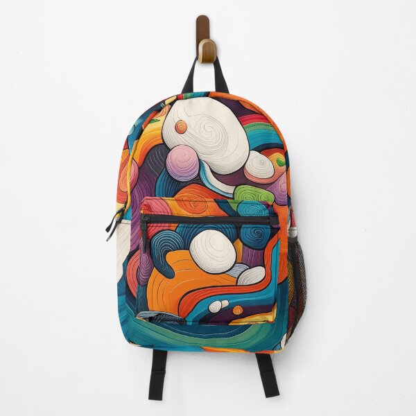 Item preview, Colorful 70s psychedelic pattern designed and sold by Milega.