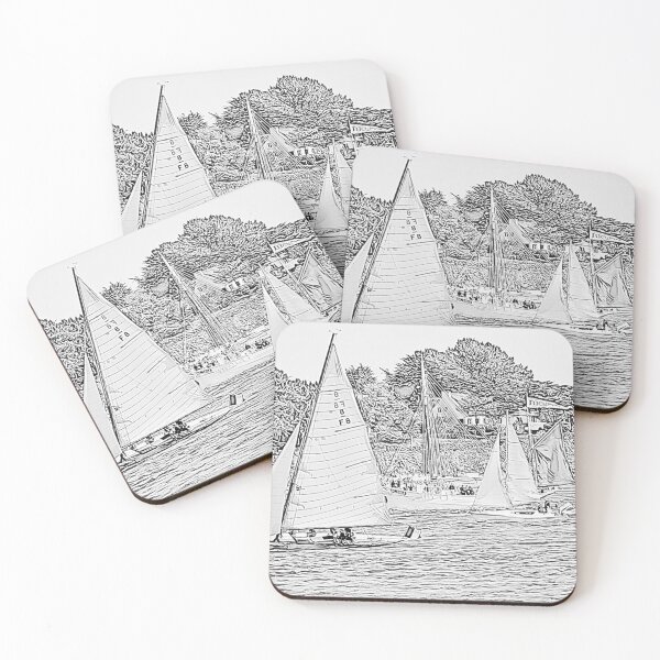 Item preview, sailboats, brittany designed and sold by Open Road Gallery .