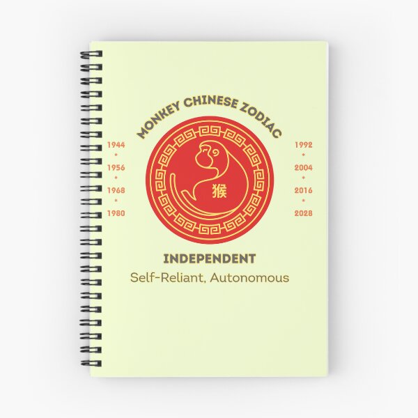 Item preview, Monkey Chinese Zodiac: Independent, Self Reliant, Autonomous Traits designed and sold by Golden8MG.