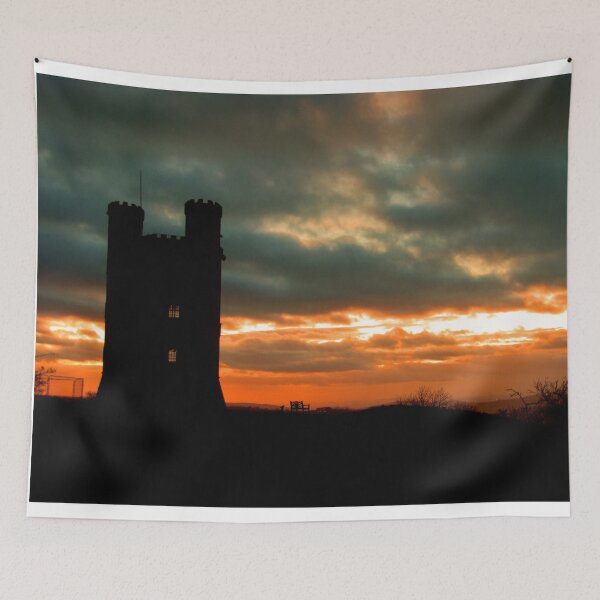 Item preview, Broadway Tower Sunset Cotswolds Worcestershire UK designed and sold by AndyEvansPhotos.