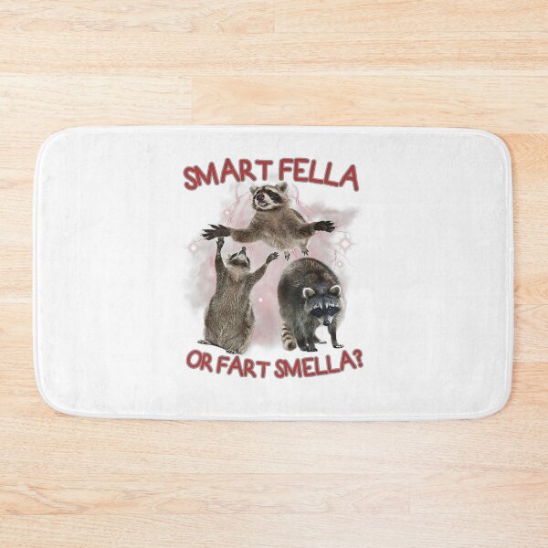Item preview, Smart Fella Or Fart Smella Funny Raccoon designed and sold by LoveMingle.