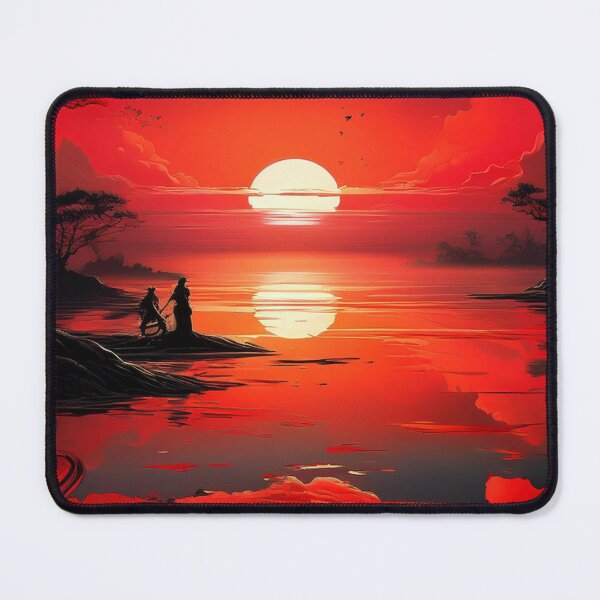 Item preview, Tranquil Sunset Reflection – Red Lake Serenity designed and sold by RaiyaTees.