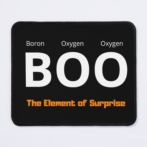 Item preview, Boo! The Element of Surprise - Funny Chemistry Pumpkin designed and sold by KBCoolDesign.