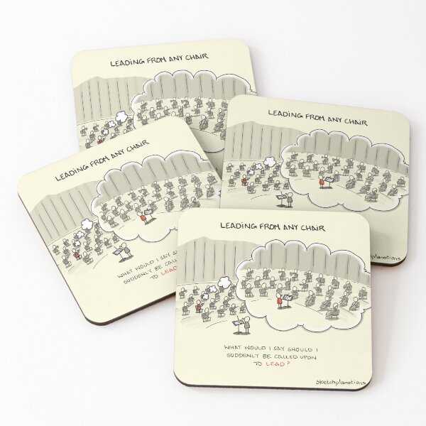 Item preview, Leading from any chair designed and sold by Sketchplanations.