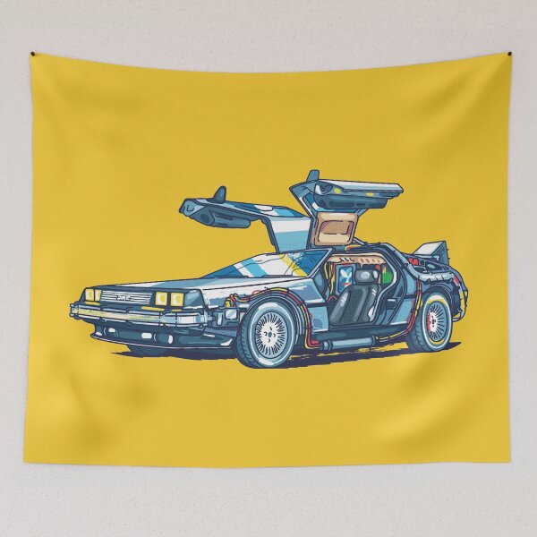 Item preview, Back to the future Delorean time machine design designed and sold by grafikis.
