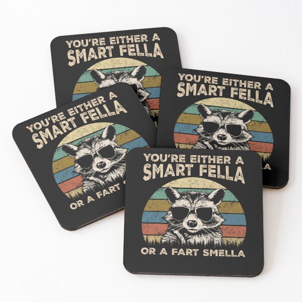 Item preview, You're A Smart Fella Or Fart Smella Weird Raccoon Trash Meme designed and sold by LoveMingle.