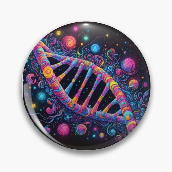 Item preview, Colorful DNA designed and sold by Osher-BioArt.